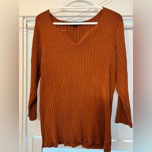 Warm brown sweater